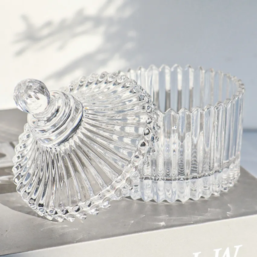 mini-Glass jewellery /candy box