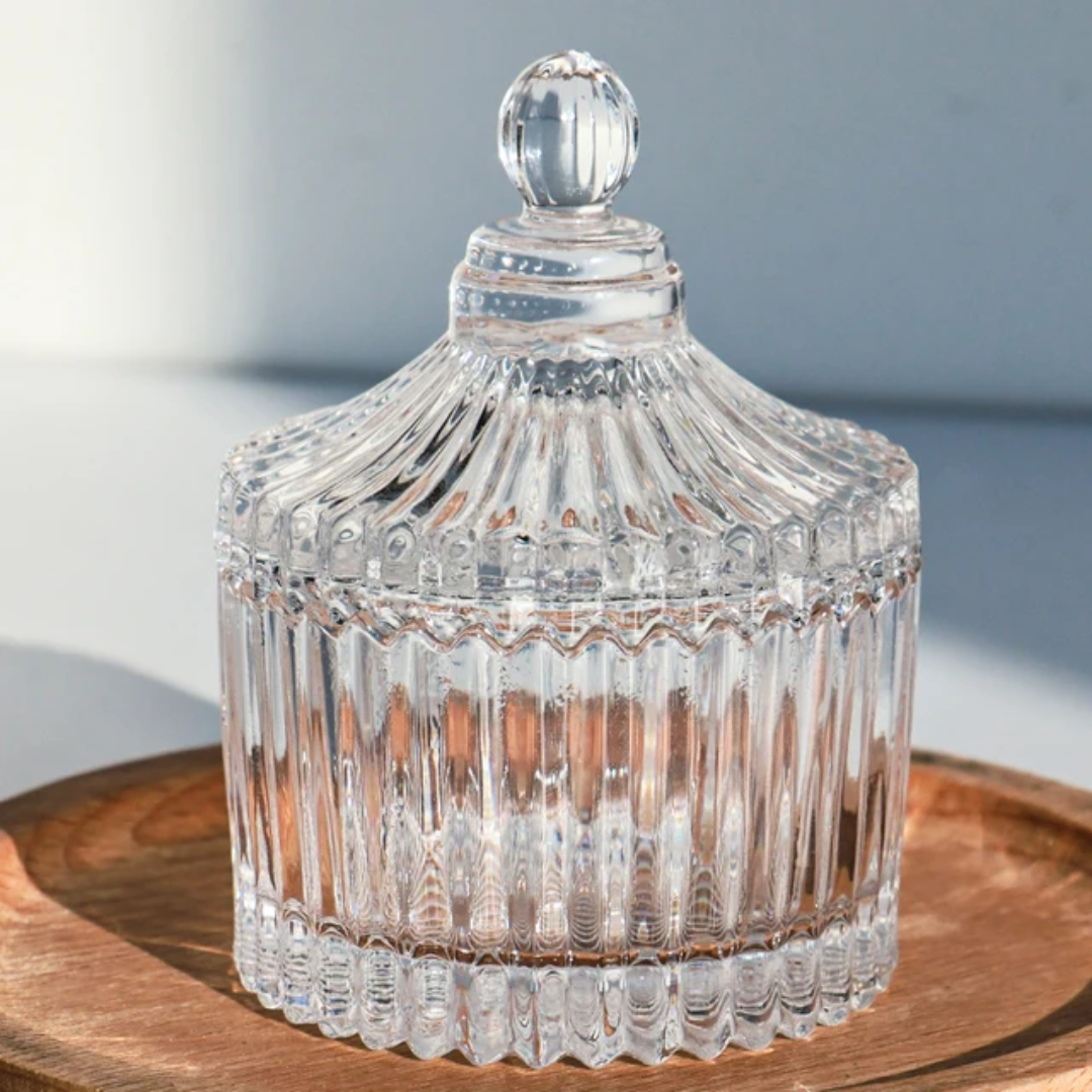 mini-Glass jewellery /candy box