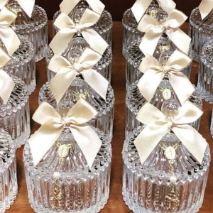 mini-Glass jewellery /candy box