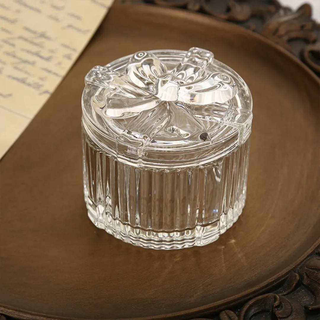 mini-Glass jewellery /candy box