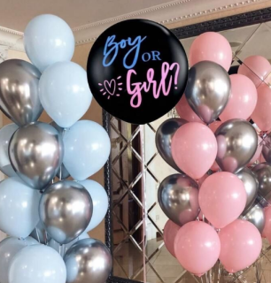 gender reveal balloon